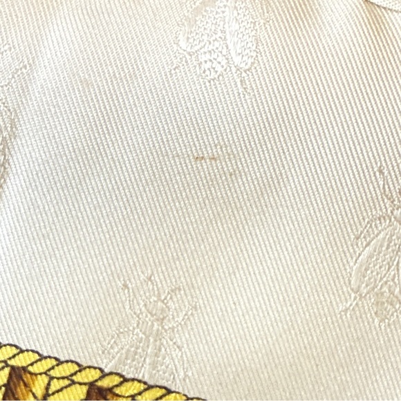 Napoleon Hermès Scarf BY PHILIPPE LEDOUX 90 CM Silk Bee Jacquard MIB - Picture 8 of 13